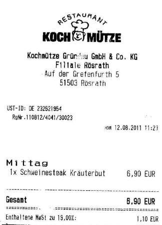 egts Hffner Kochmtze Restaurant